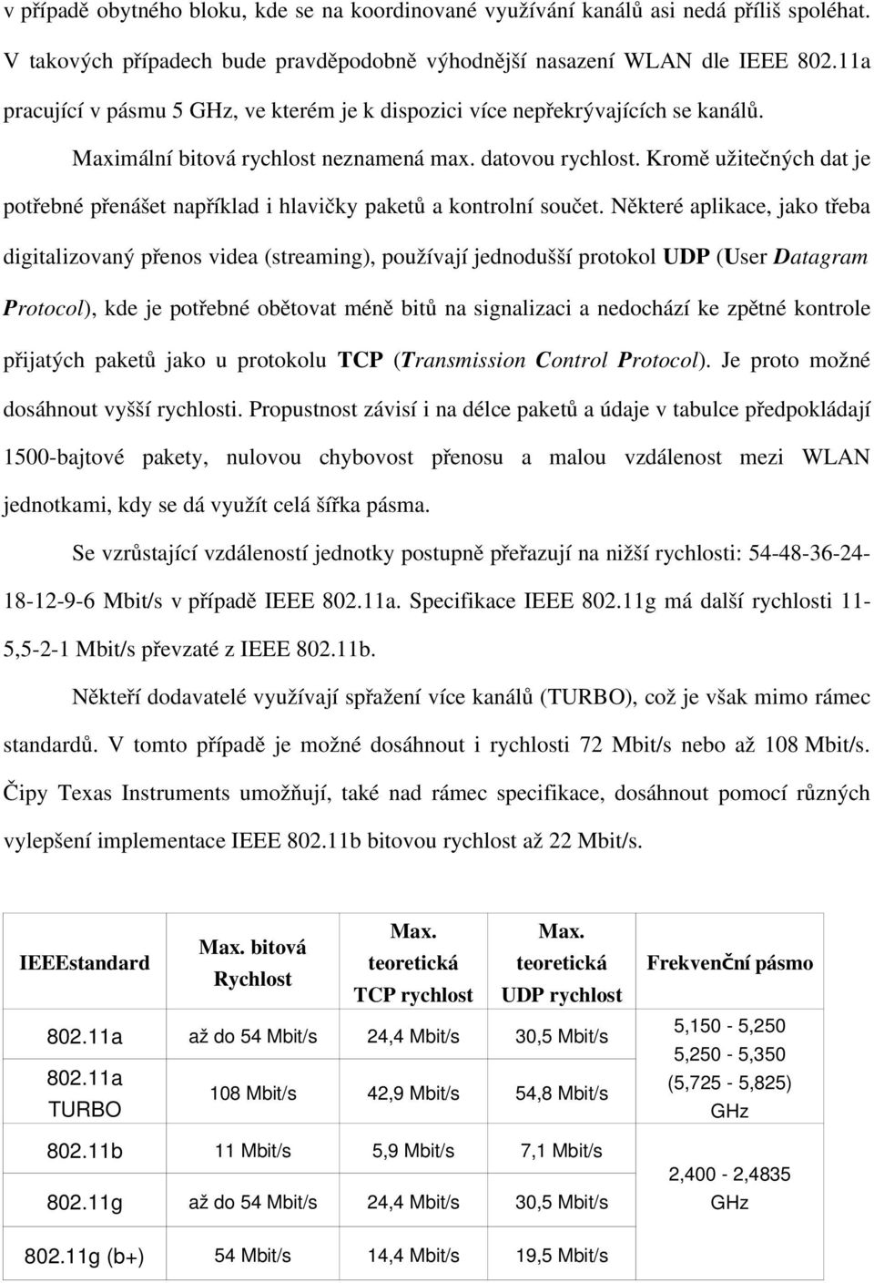 Kromě užitečných dat je potřebné přenášet například i hlavičky paketů a kontrolní součet.