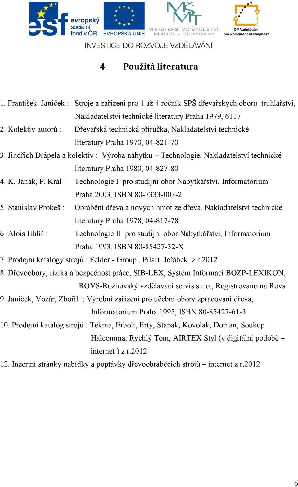 Jindřich Drápela a kolektiv : Výroba nábytku Technologie, Nakladatelství technické literatury Praha 1980, 04-827-80 4. K. Janák, P.