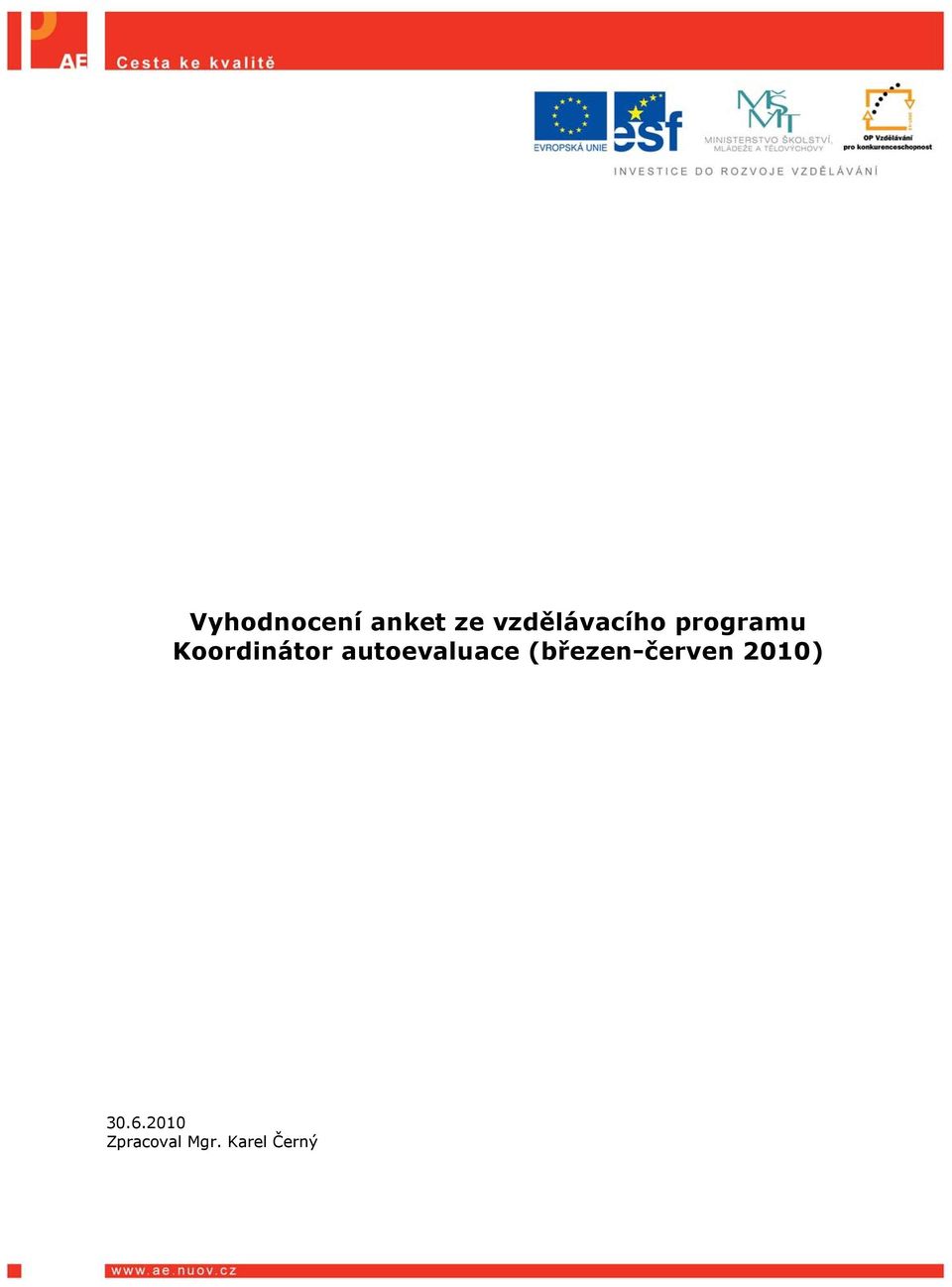 Koordinátor autoevaluace
