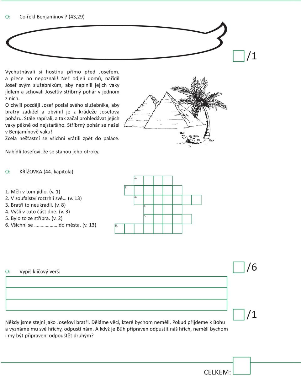 B7 Klíčový verš: Numeri 32,23 - PDF Stažení zdarma