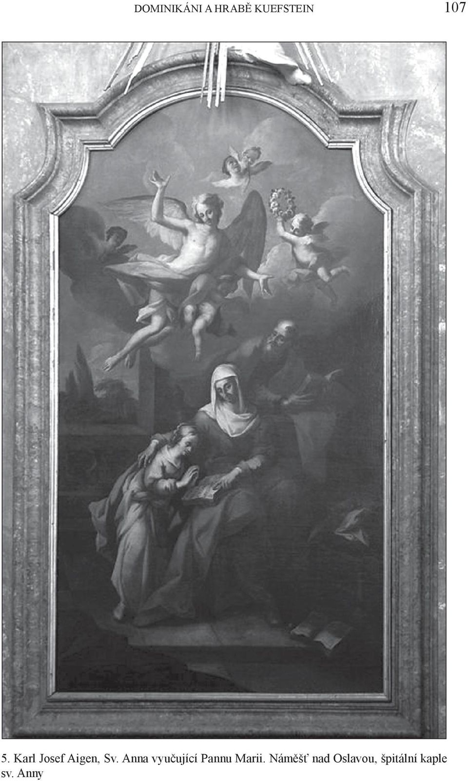 Anna vyučující Pannu Marii.