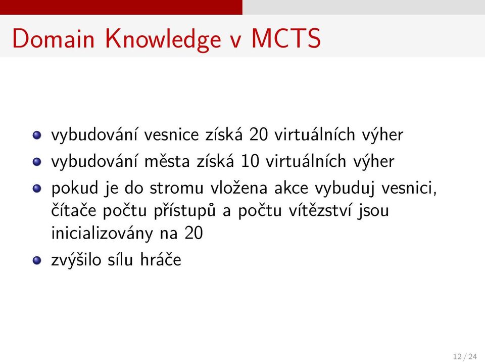 stromu vložena akce vybuduj vesnici, čítače počtu přístupů a