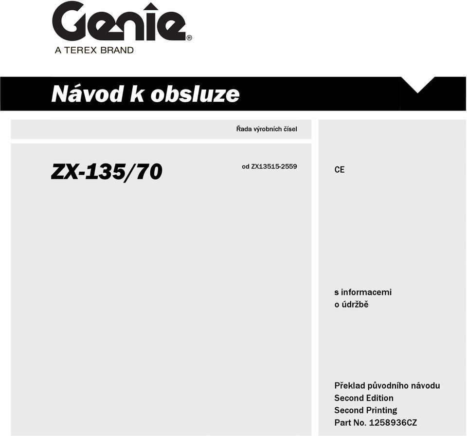 údržbě Překlad původního návodu
