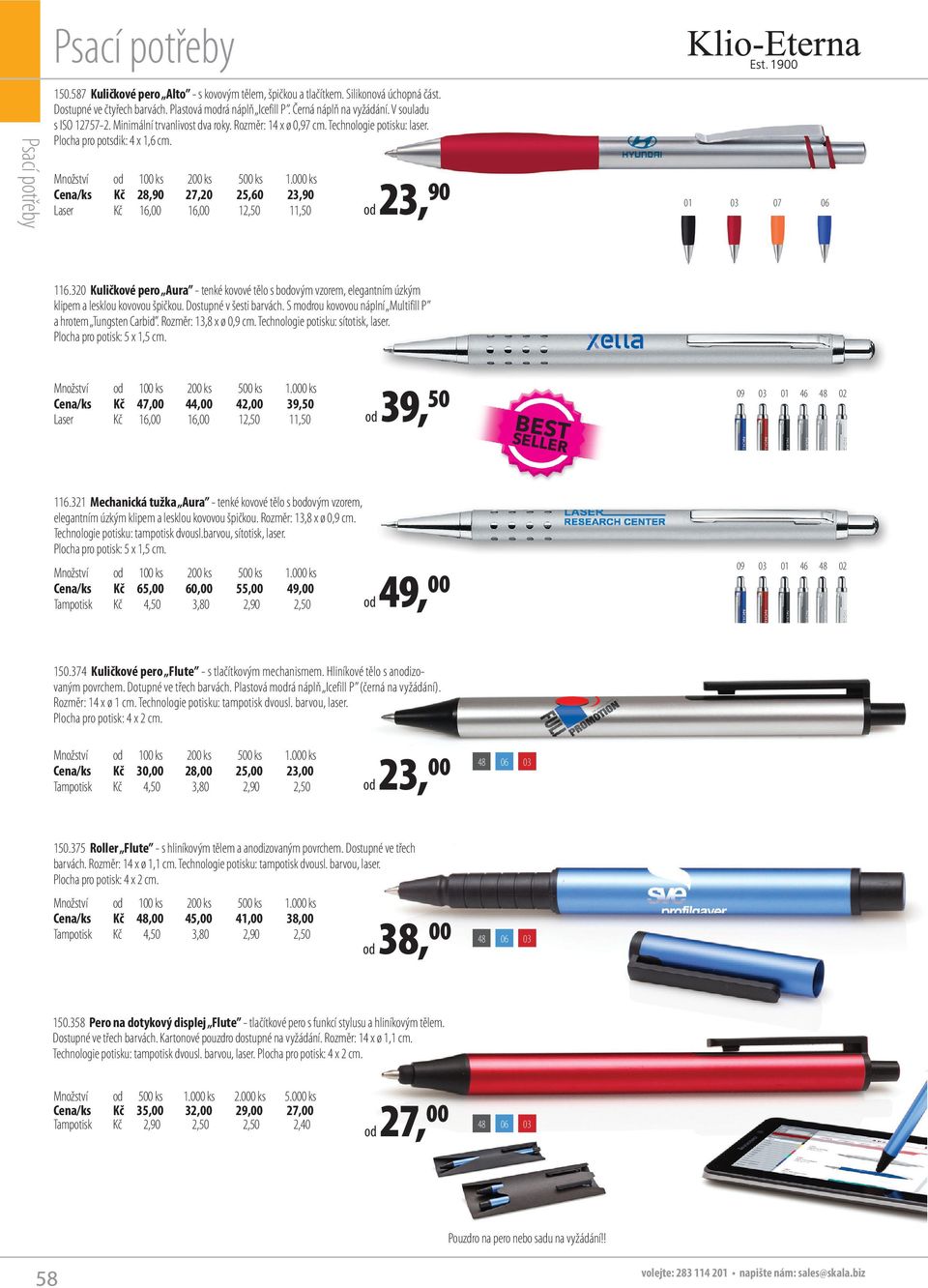 000 ks Cena/ks Kč 28,90 27,20 25,60 23,90 Laser Kč 16,00 16,00 12,50 11,50 od 23, 90 116.
