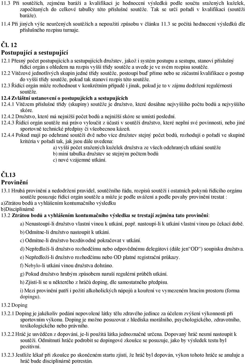 12 Postupující a sestupující 12.
