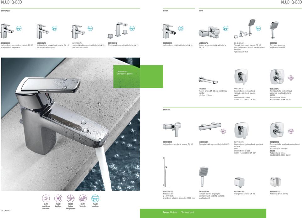 umyvadlová 5050405 Vanový přítok DN 20 pro nástěnnou montáž vyložení 220 mm 505140575 Podomítková jednopáková vanová a sprchová 88077 FLEXX.