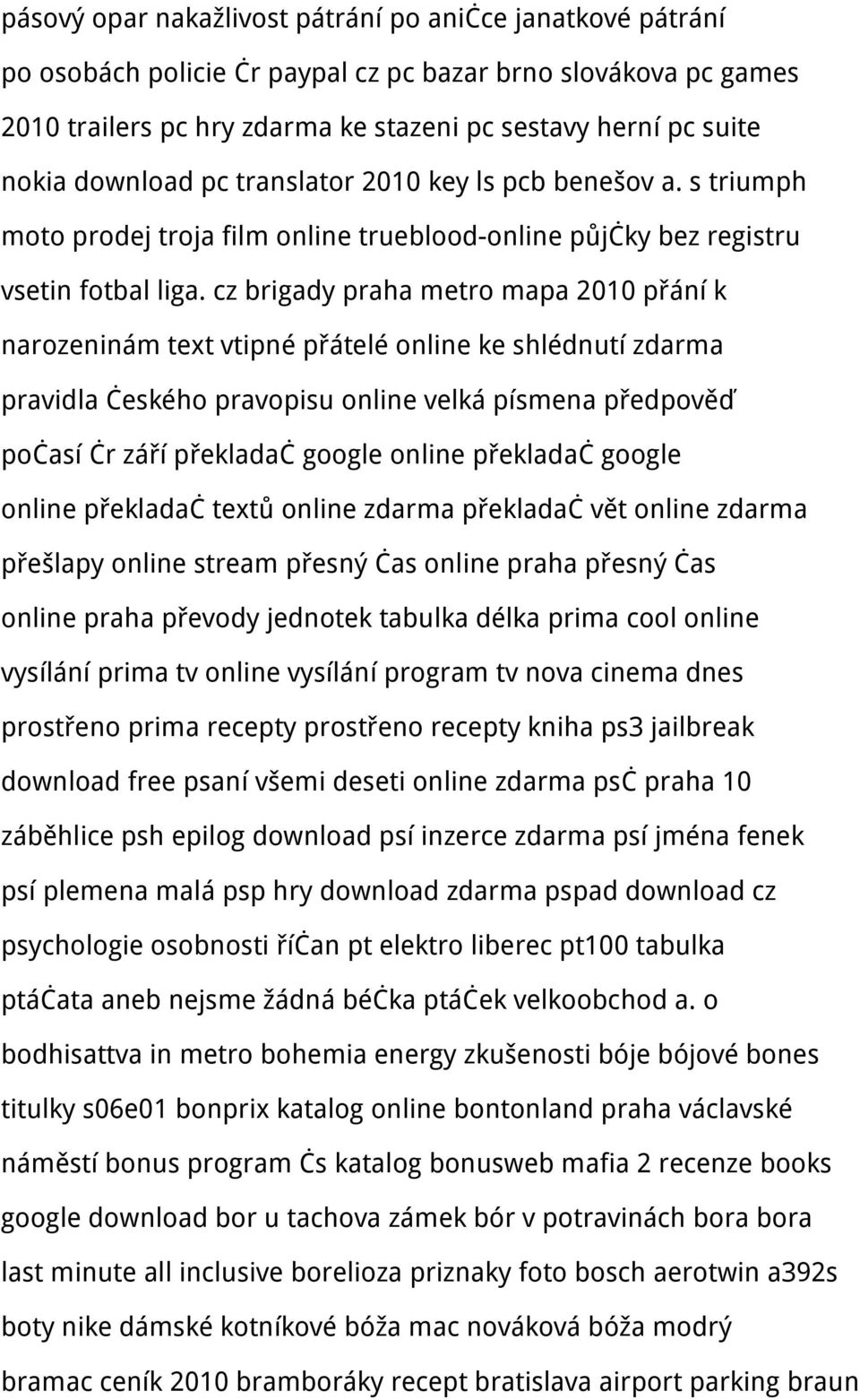 cz brigady praha metro mapa 2010 přání k narozeninám text vtipné přátelé online ke shlédnutí zdarma pravidla českého pravopisu online velká písmena předpověď počasí čr září překladač google online
