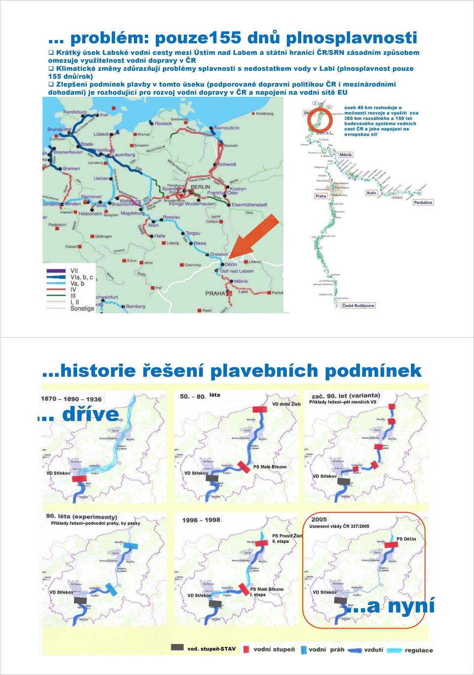 rozvoj vodní dopravy v ČR a napojení na vodní sítě EU Ústí n.l.