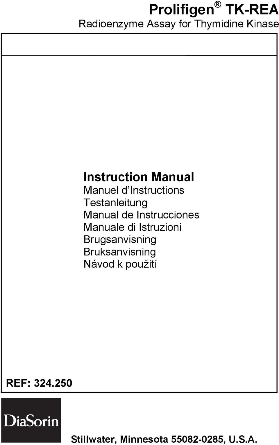 Instrucciones Manuale di Istruzioni Brugsanvisning