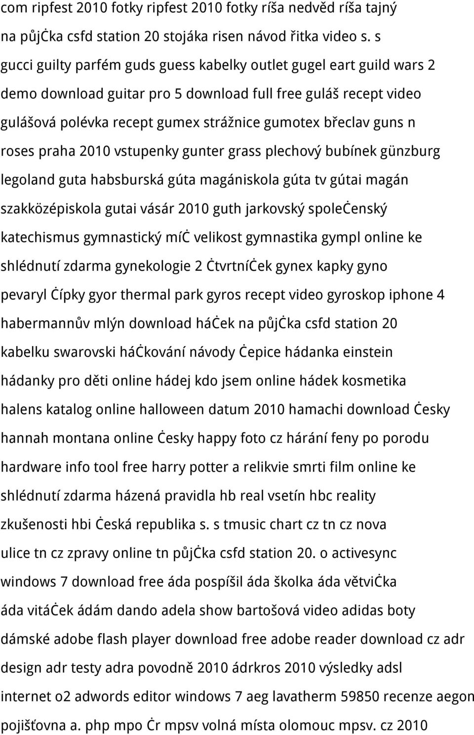 roses praha 2010 vstupenky gunter grass plechový bubínek günzburg legoland guta habsburská gúta magániskola gúta tv gútai magán szakközépiskola gutai vásár 2010 guth jarkovský společenský katechismus