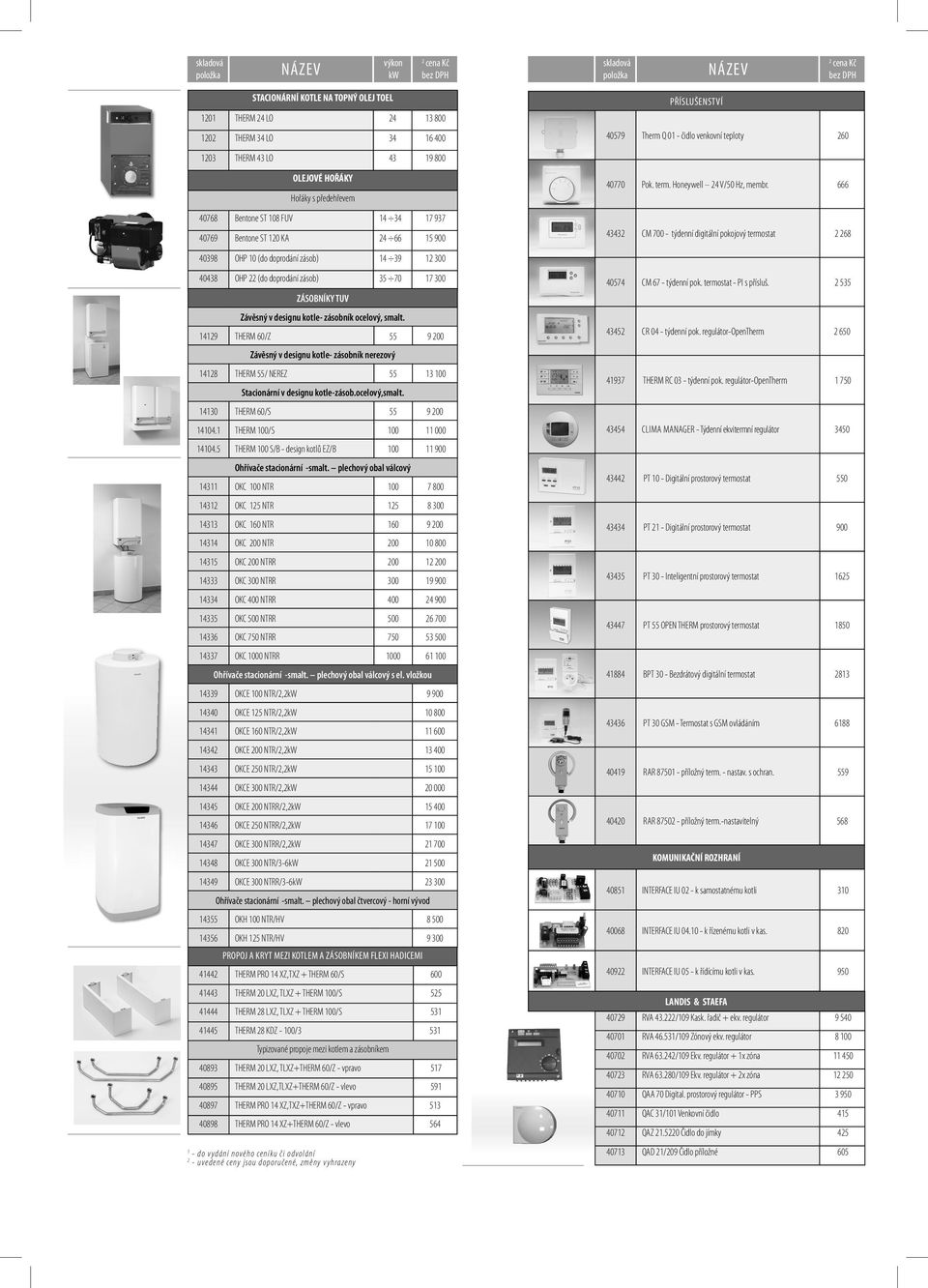 smalt. 1419 THERM 60/Z 55 9 00 Závěsný v designu kotle- zásobník nerezový 1418 THERM 55/ NEREZ 55 13 100 Stacionární v designu kotle-zásob.ocelový,smalt. 14130 THERM 60/S 55 9 00 14104.