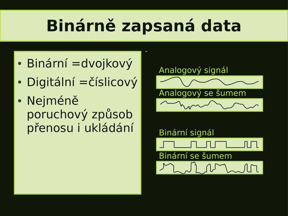 Digitální =číslicový