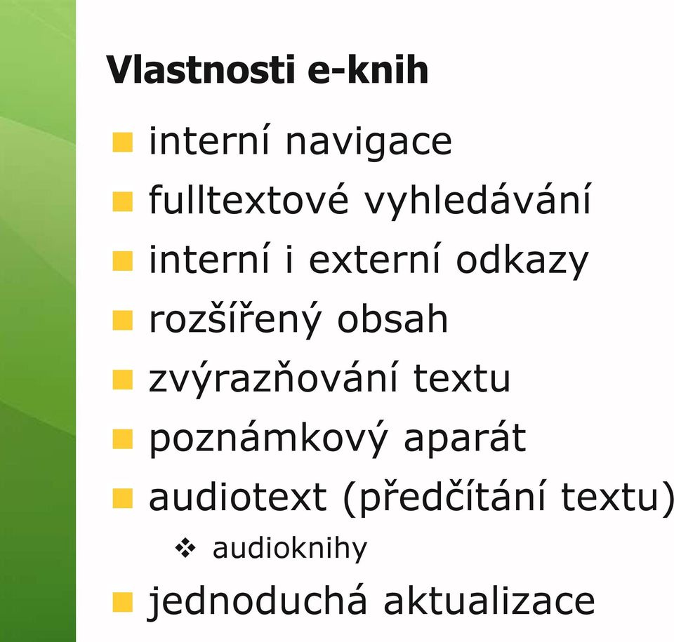 obsah zvýrazňování textu poznámkový aparát