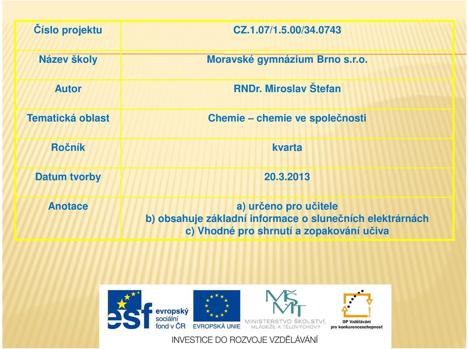 Datum tvorby 20.3.