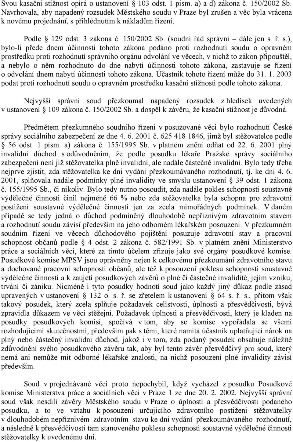 (soudní řád sp