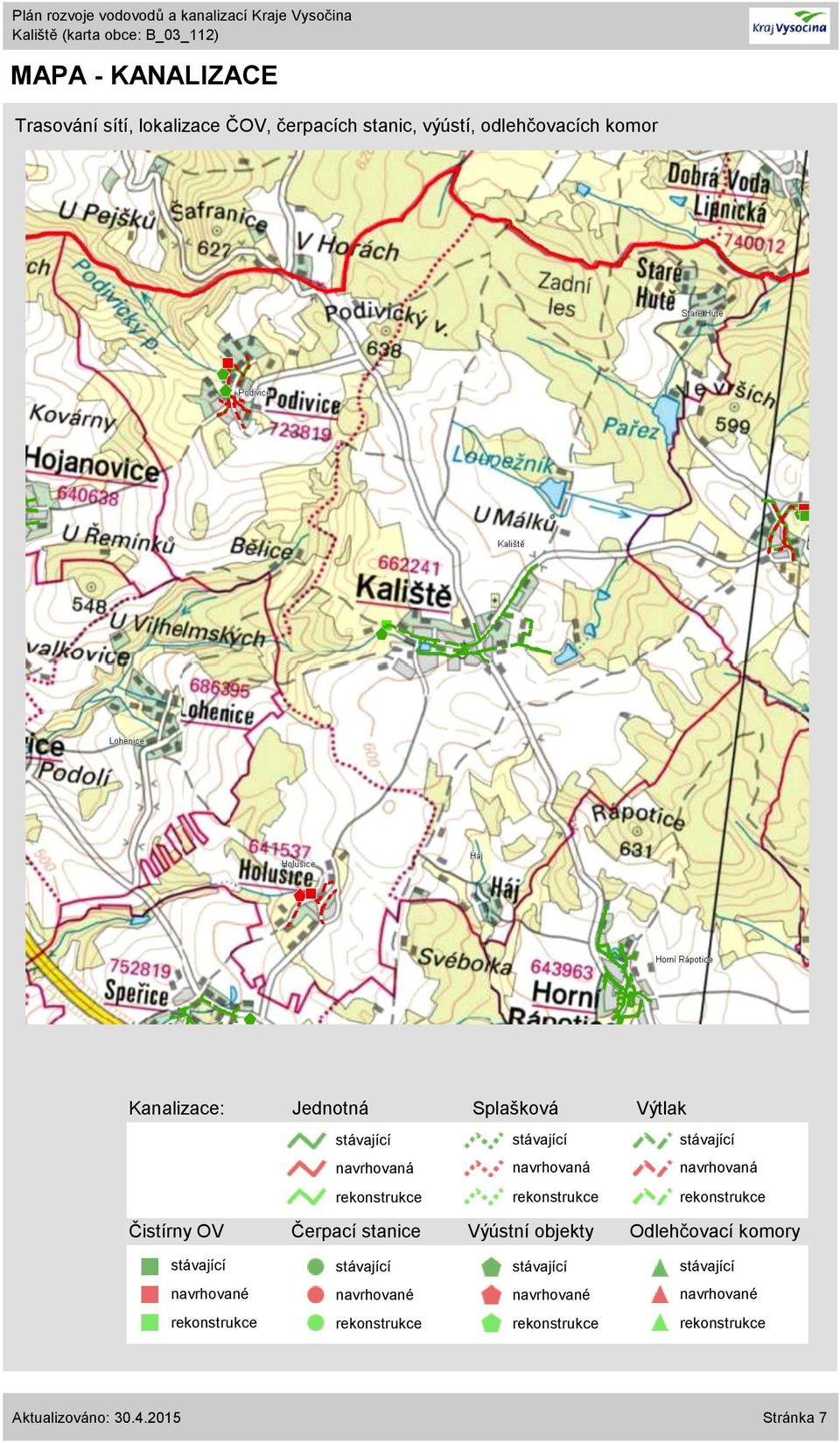 Kanalizace: Jednotná Splašková Výtlak Čistírny OV