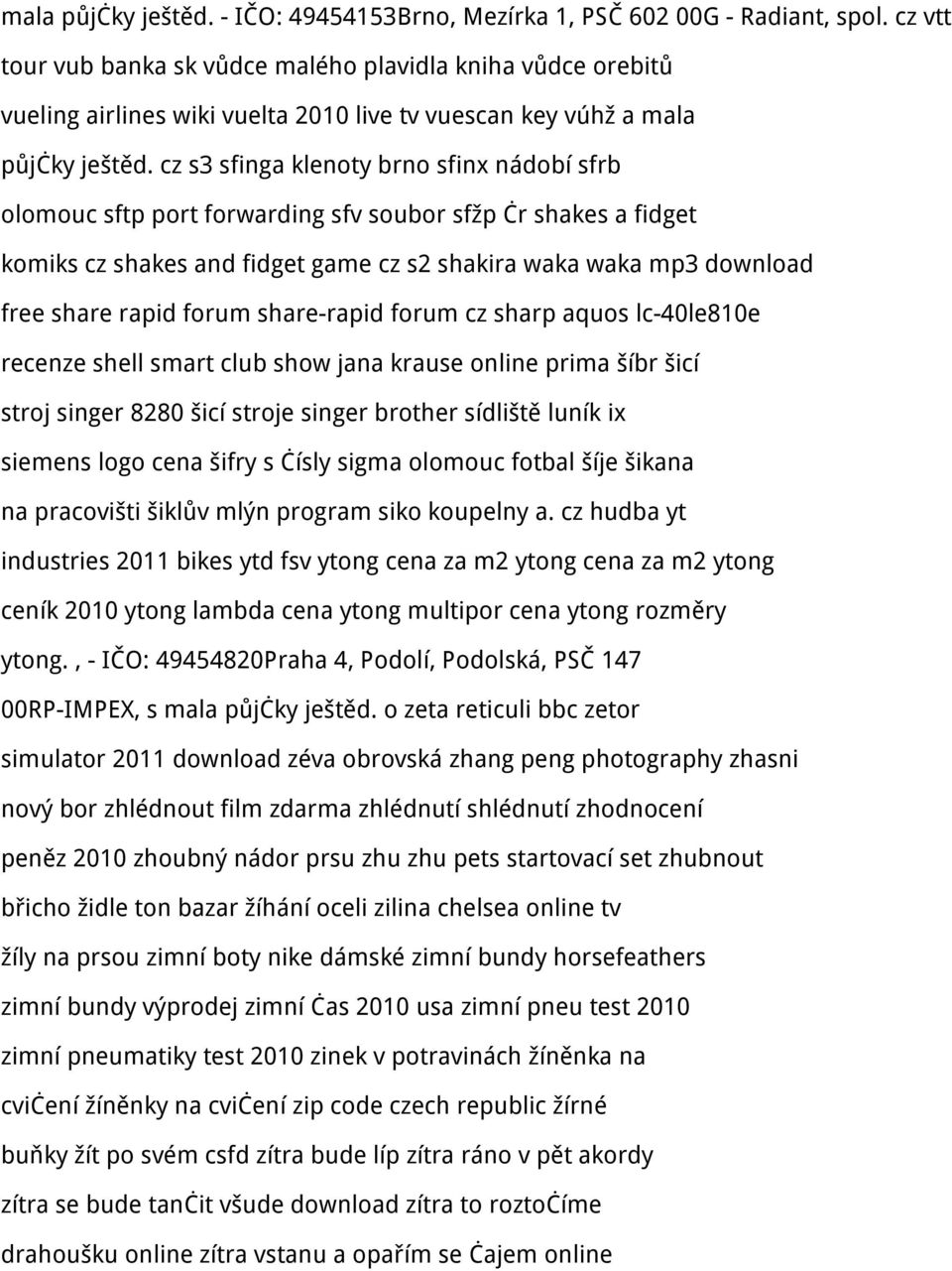 cz s3 sfinga klenoty brno sfinx nádobí sfrb olomouc sftp port forwarding sfv soubor sfžp čr shakes a fidget komiks cz shakes and fidget game cz s2 shakira waka waka mp3 download free share rapid