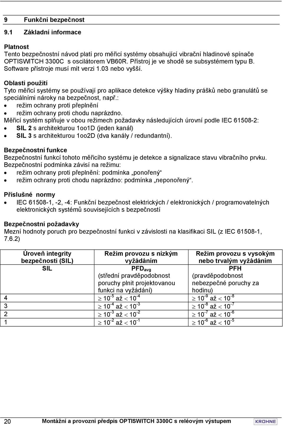 Oblasti použití Tyto měřicí systémy se používají pro aplikace detekce výšky hladiny prášků nebo granulátů se speciálními nároky na bezpečnost, např.