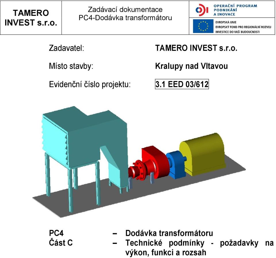 1 EED 03/612 PC4 Dodávka transformátoru Část