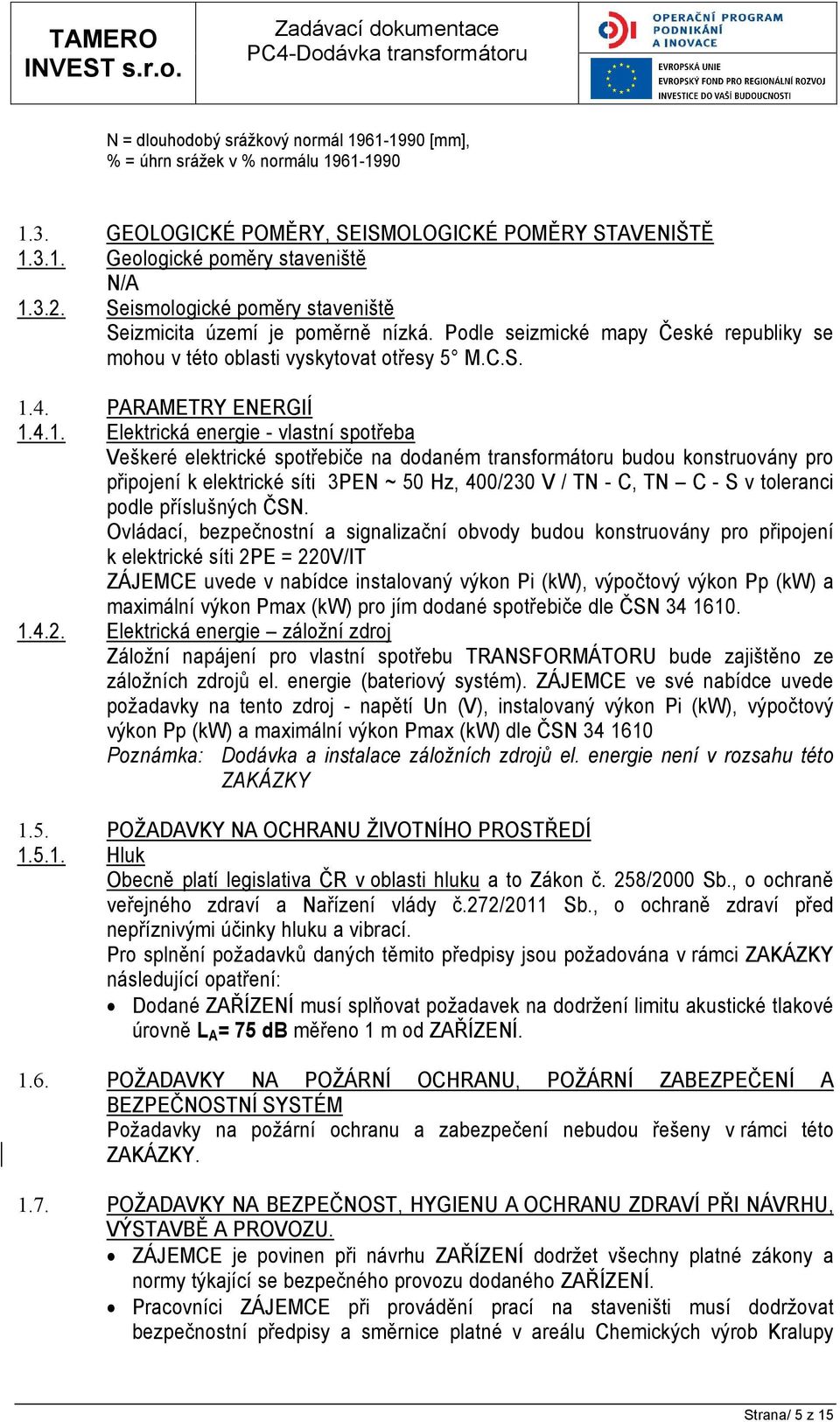 4. PARAMETRY ENERGIÍ 1.