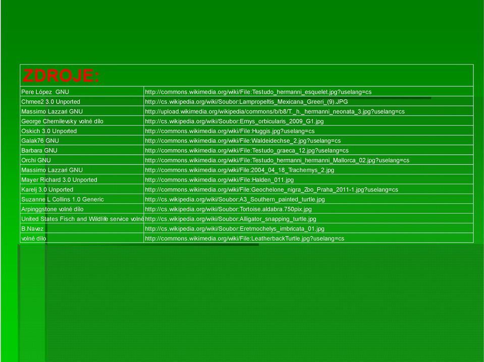 jpg Oskich 3.0 Unported http://commons.wikimedia.org/wiki/file:huggis.jpg?uselang=cs Galak76 GNU http://commons.wikimedia.org/wiki/file:waldeidechse_2.jpg?uselang=cs Barbara GNU http://commons.