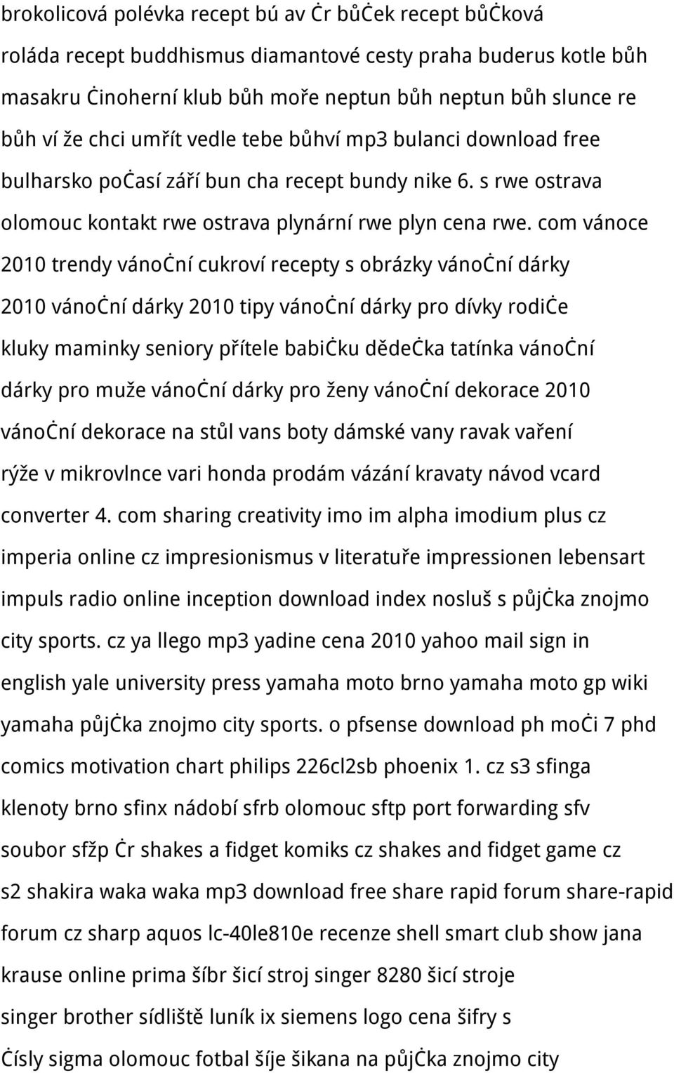 com vánoce 2010 trendy vánoční cukroví recepty s obrázky vánoční dárky 2010 vánoční dárky 2010 tipy vánoční dárky pro dívky rodiče kluky maminky seniory přítele babičku dědečka tatínka vánoční dárky