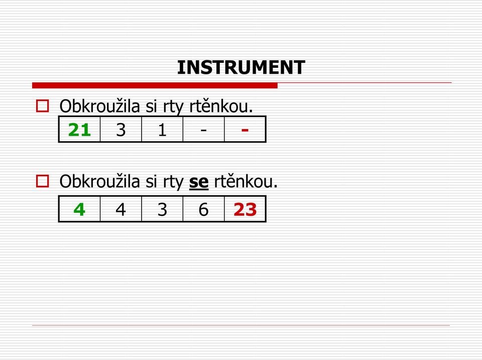 21 3 1 - - Obkroužila