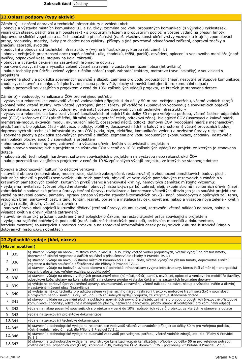 doprovodné silniční vegetace a dalších součástí a příslušenství (např.