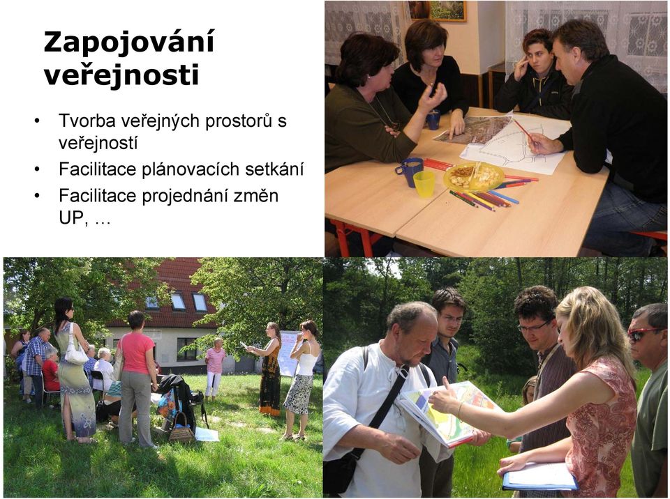 veřejností Facilitace