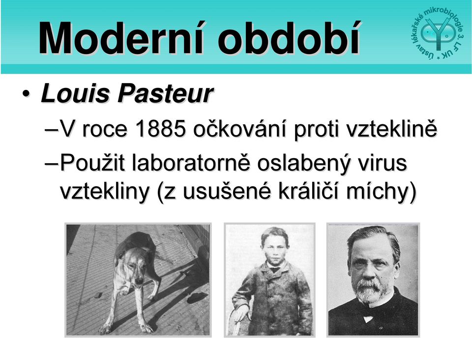 Použit laboratorně oslabený virus