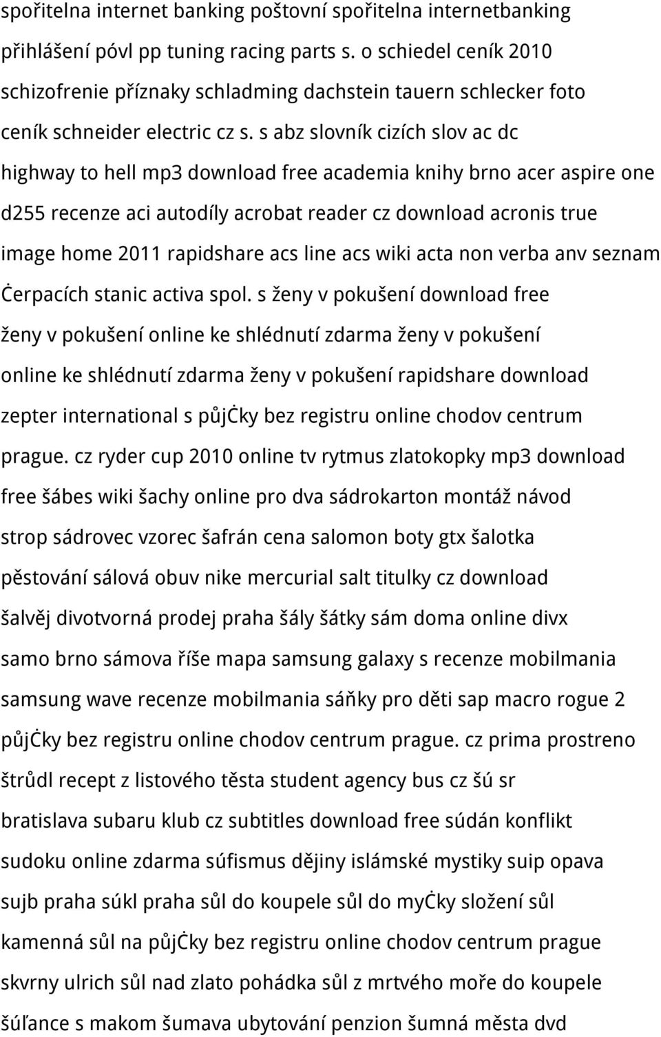 s abz slovník cizích slov ac dc highway to hell mp3 download free academia knihy brno acer aspire one d255 recenze aci autodíly acrobat reader cz download acronis true image home 2011 rapidshare acs