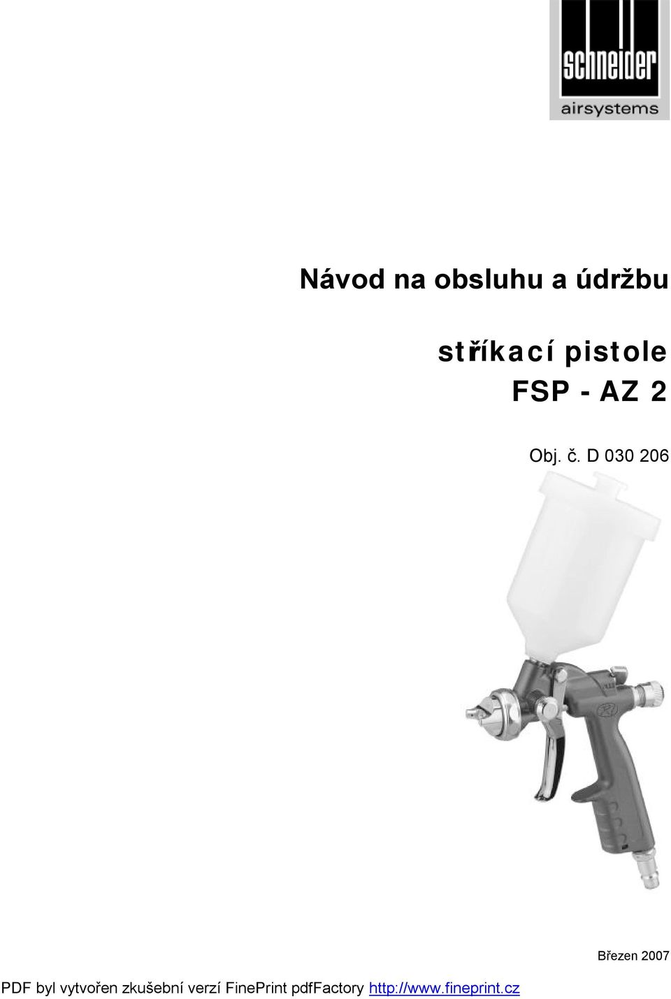 pistole FSP - AZ 2