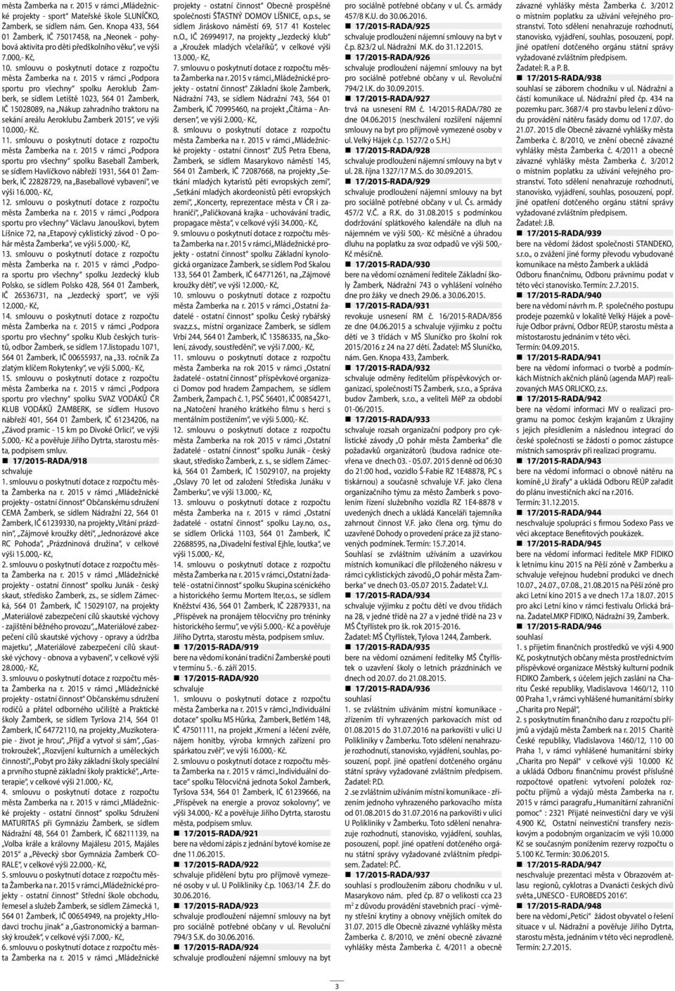2015, ve výši 10.000,- Kč. 11.