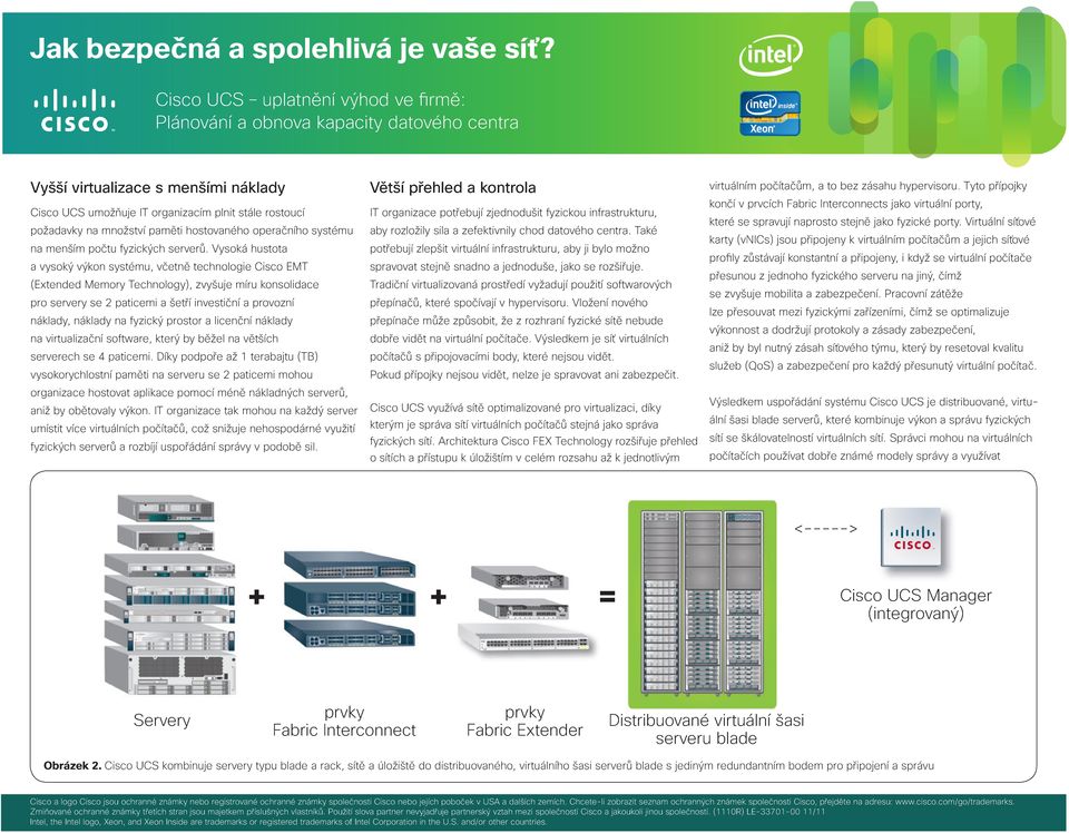 fyzický prostor a licenční náklady na virtualizační software, který by běžel na větších serverech se 4 paticemi.