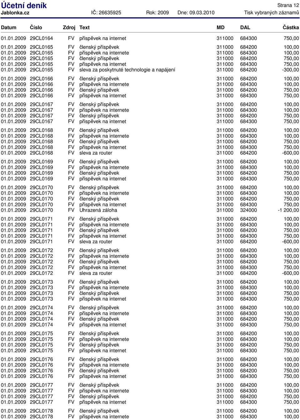 01.2009 29CL0168 FV 01.01.2009 29CL0168 FV 01.01.2009 29CL0168 FV 01.01.2009 29CL0168 FV e sleva za router - 01.01.2009 29CL0169 FV 01.01.2009 29CL0169 FV 01.01.2009 29CL0169 FV 01.01.2009 29CL0169 FV e 01.