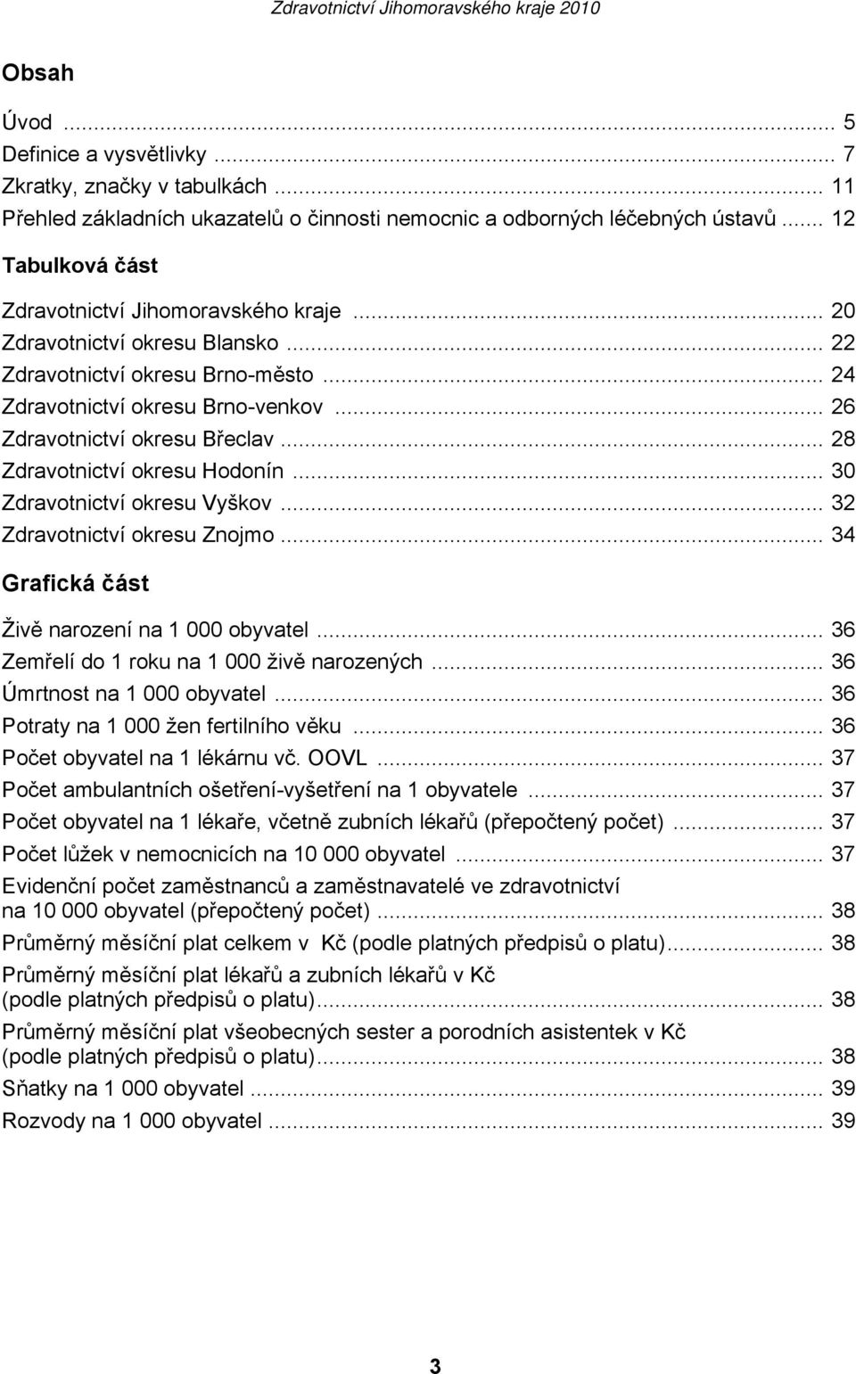 .. 26 Zdravotnictví okresu Břeclav... 28 Zdravotnictví okresu Hodonín... 30 Zdravotnictví okresu Vyškov... 32 Zdravotnictví okresu Znojmo... 34 Grafická část Živě narození na 1 000 obyvatel.