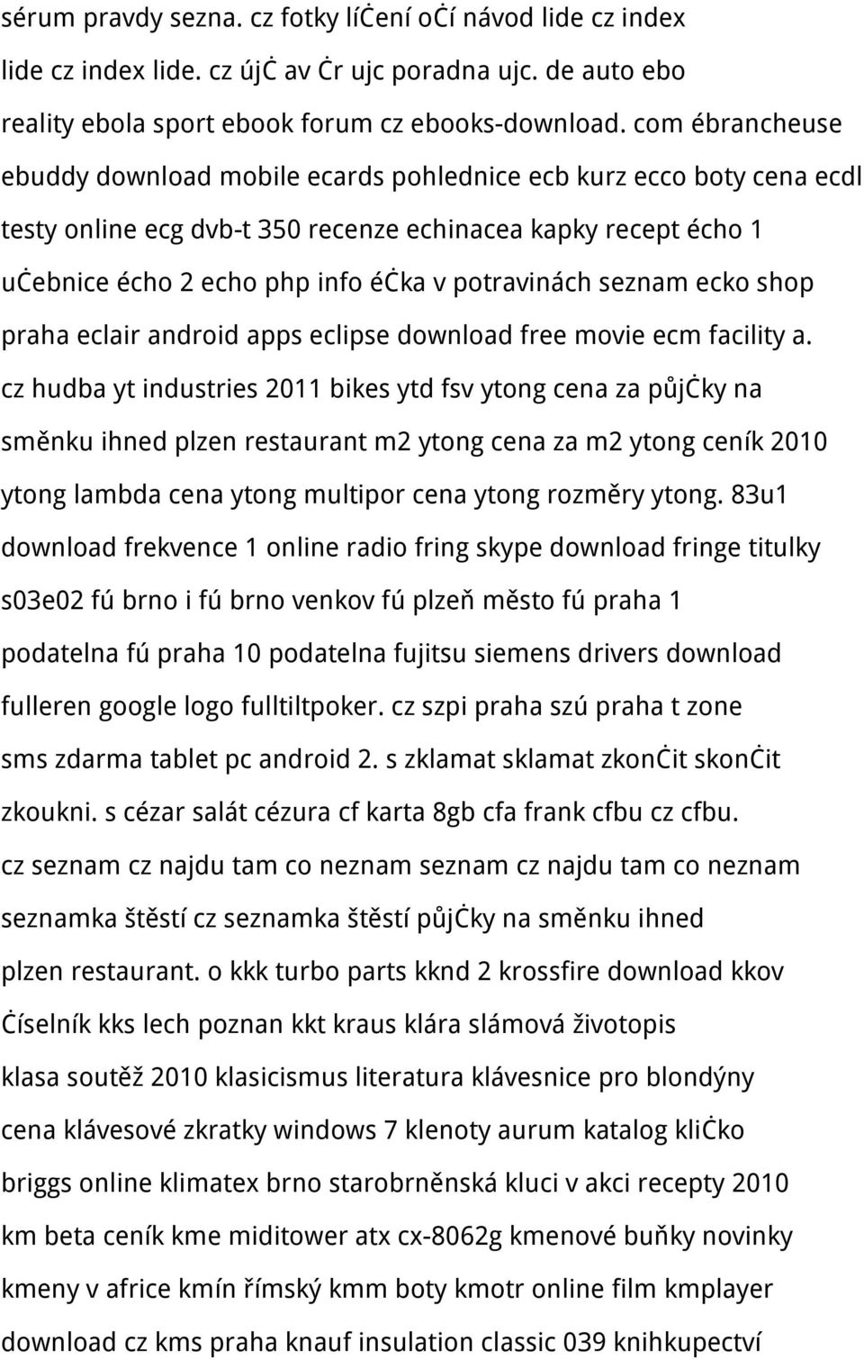 seznam ecko shop praha eclair android apps eclipse download free movie ecm facility a.