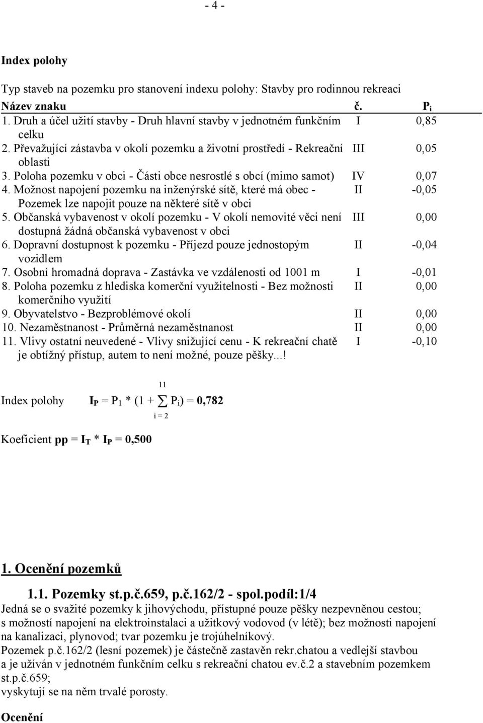 Možnost napojení pozemku na inženýrské sítě, které má obec Pozemek lze napojit pouze na některé sítě v obci 5.