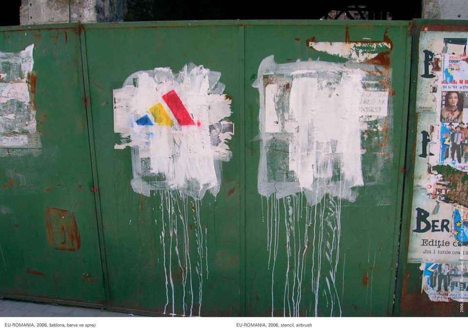 EU-Romania, 2006, šablona, barva