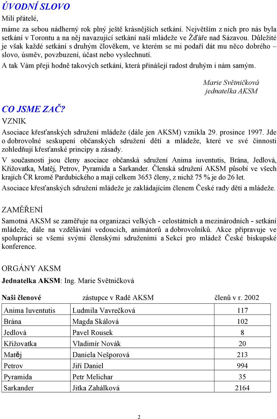 A tak Vám přeji hodně takových setkání, která přinášejí radost druhým i nám samým. CO JSME ZAČ?