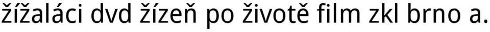 po životě