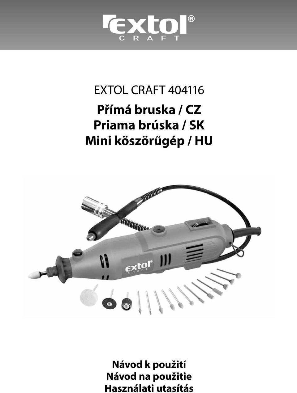 köszörűgép / HU Návod k použití