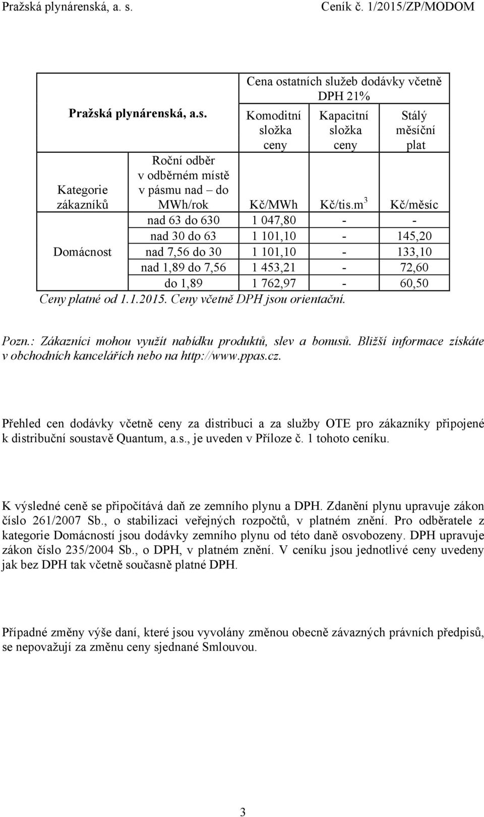 Ceny včetně DPH jsou orientační. Pozn.: Zákazníci mohou využít nabídku produktů, slev a bonusů. Bližší informace získáte v obchodních kancelářích nebo na http://www.ppas.cz.