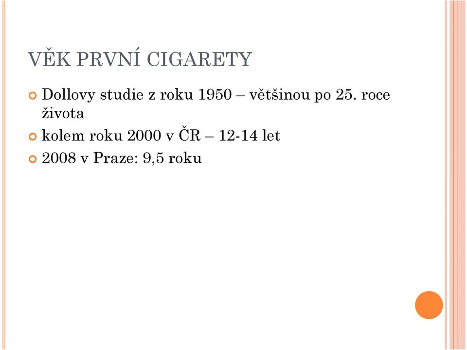 25. roce života kolem roku 2000