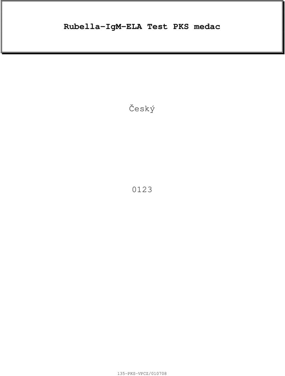 Český 0123