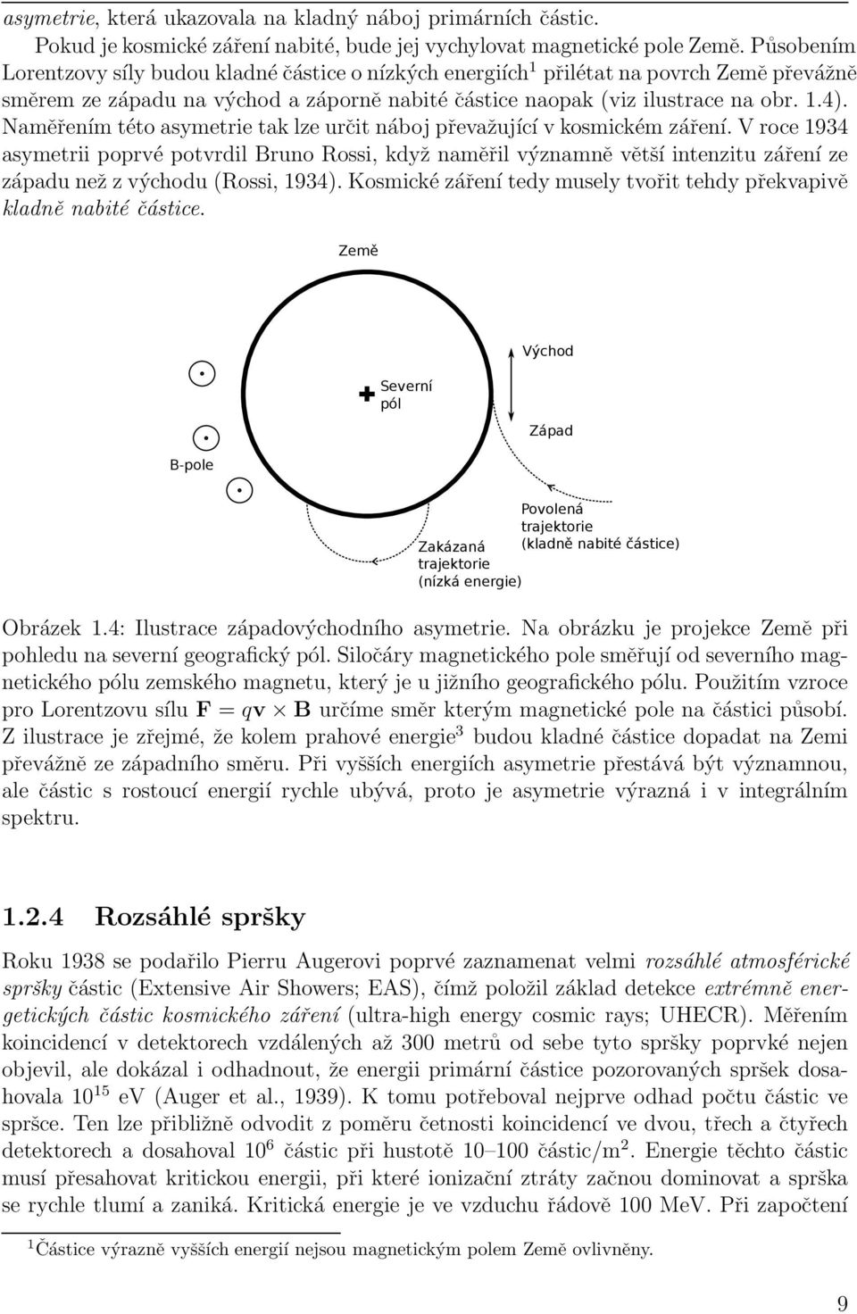 Naměřením této asymetrie tak lze určit náboj převažující v kosmickém záření.