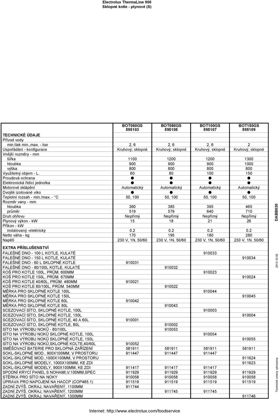 800 800 800 Využitelný objem - L.