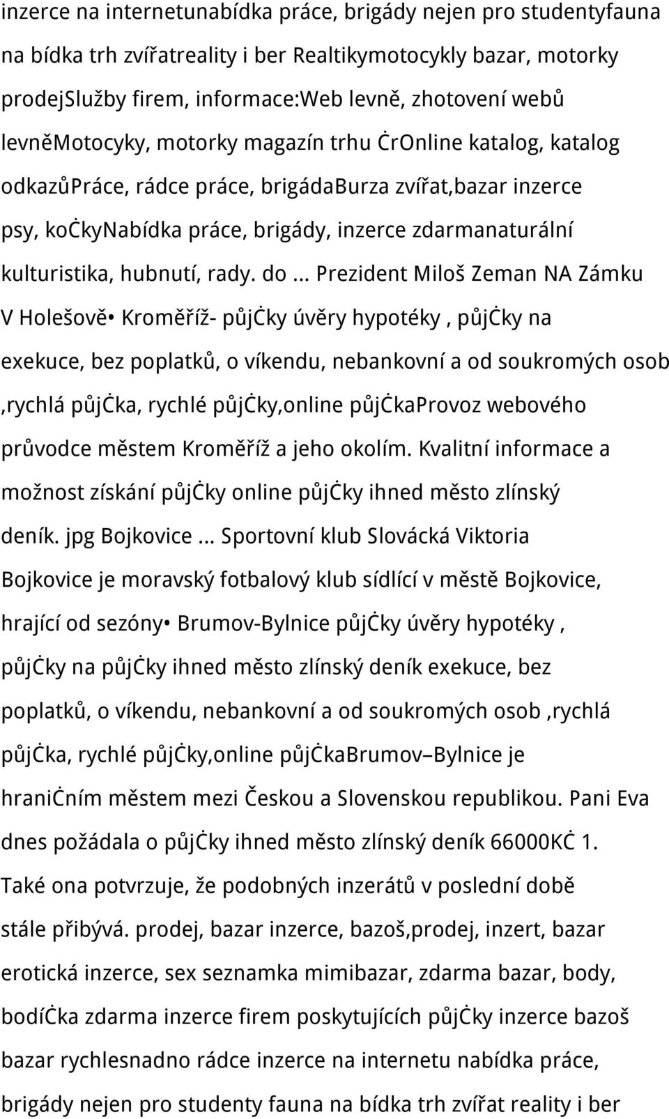 hubnutí, rady.