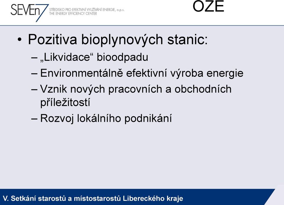 efektivní výroba energie Vznik nových