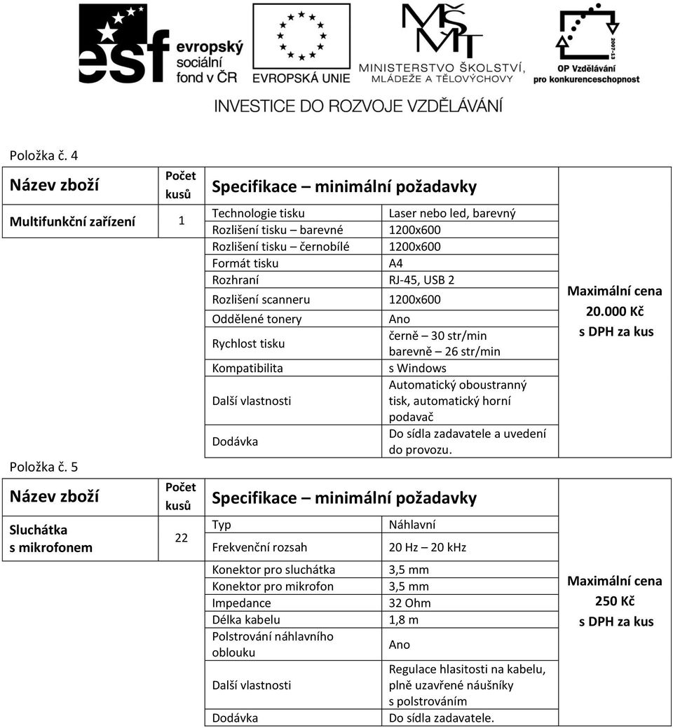 RJ-45, USB 2 Rozlišení scanneru Oddělené tonery Rychlost tisku Kompatibilita Další vlastnosti 1200x600 Ano černě 30 str/min barevně 26 str/min s Windows Automatický oboustranný tisk, automatický